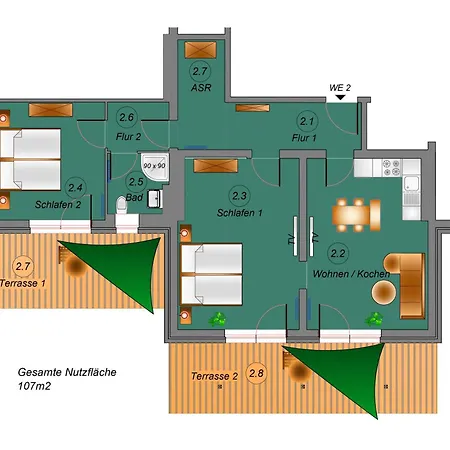 Widar - Odins Blick 2 - Privatstrand, Sauna, Garten *
